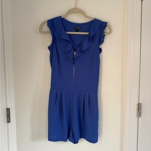 Express Blue Ruffle Romper Size 4